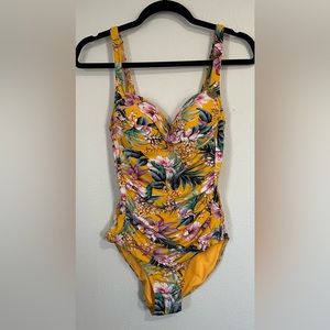 NEW SZ 6 Niptuck Swim 1 piece floral swimsuit